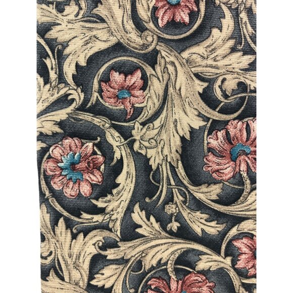 Graham & Lockwood 100% Silk Mens Multicolor Tie Necktie - Picture 2 of 6